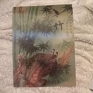 3D Effect Bamboo and Birds Art Print